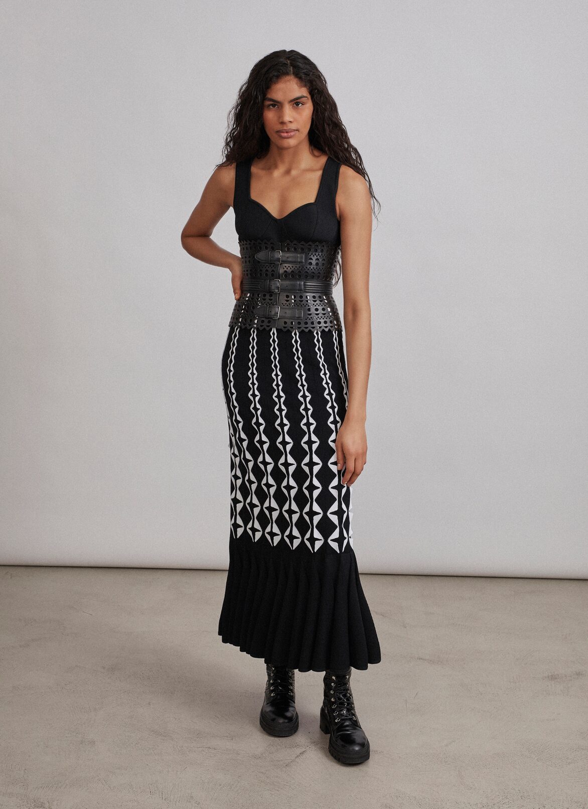 Dresses ALAÏA BLACK/WHITE DRESSES